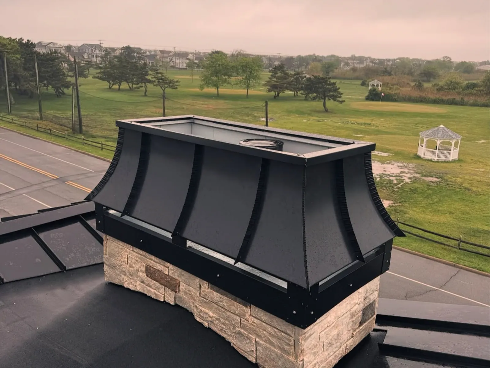 Metal clad cupola, roofing by Skyline Construction Group