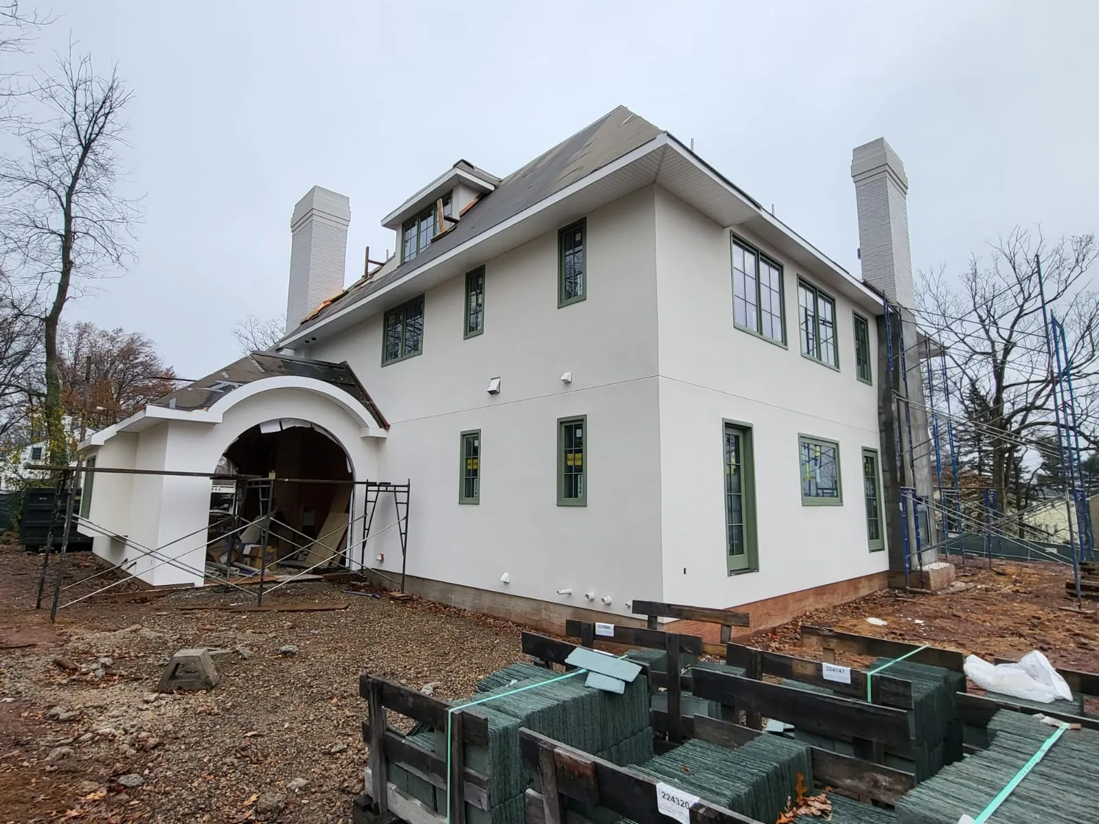 Full stucco exterior, stucco by Skyline Construction Group
